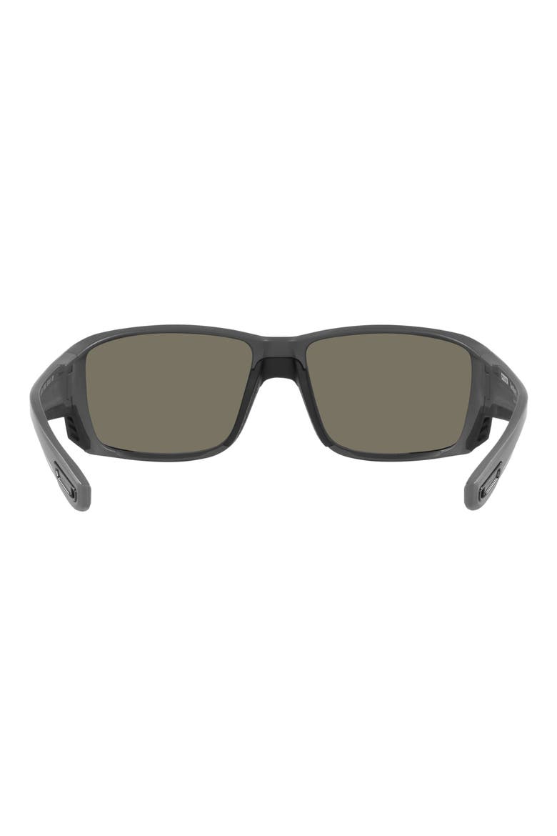 Pargo 60mm Mirrored Polarized Square Sunglasses, Alternate, color, MATTE GRAY