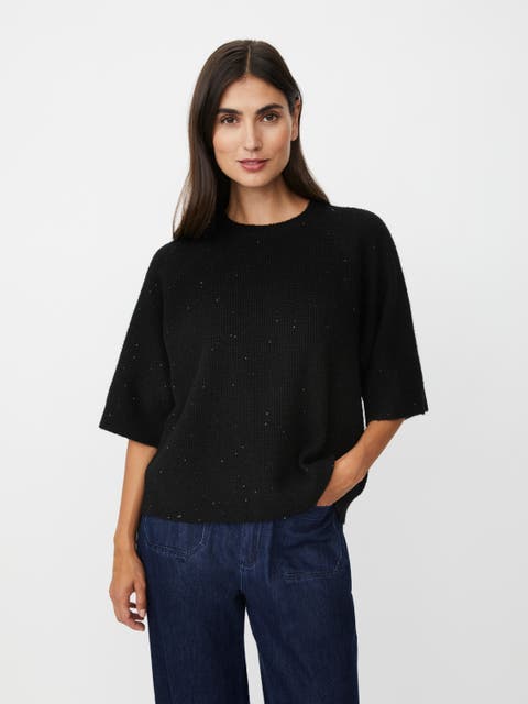 MaFarinna Shimmer Short Sleeve Jumper