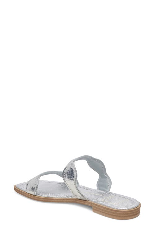 Dolce Vita Ilva Low Slide Sandal In Silver