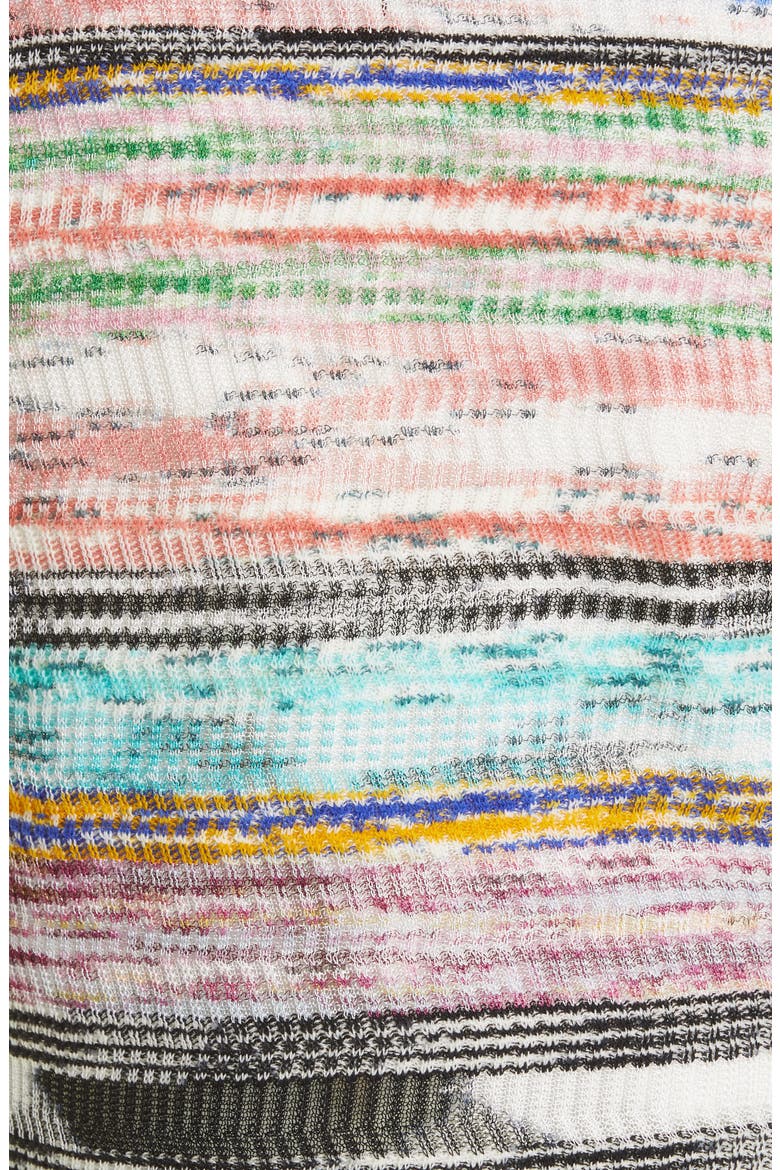 Stripe V-Neck Cardigan, Alternate, color, MULTI