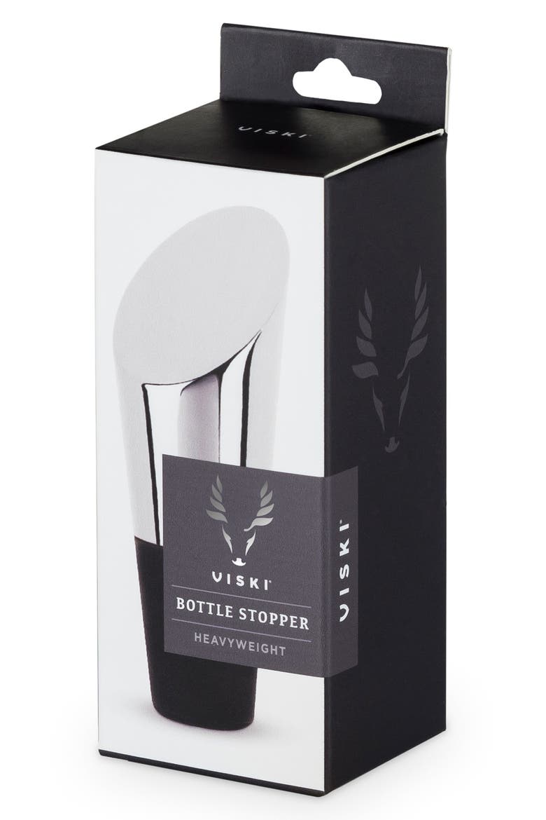 Heavyweight Bottle Stopper, Alternate, color, STAINLESS STEEL