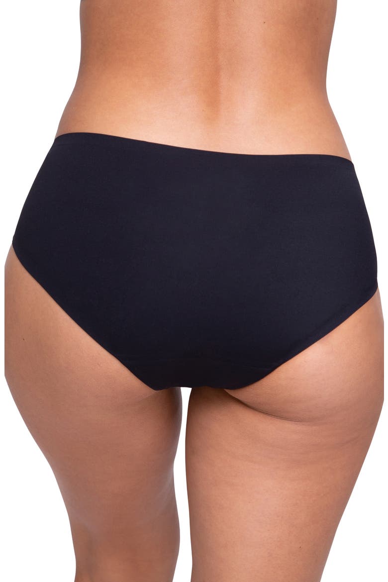 Period & Leak Proof Moderate Absorbency Briefs, Alternate, color, BLACK