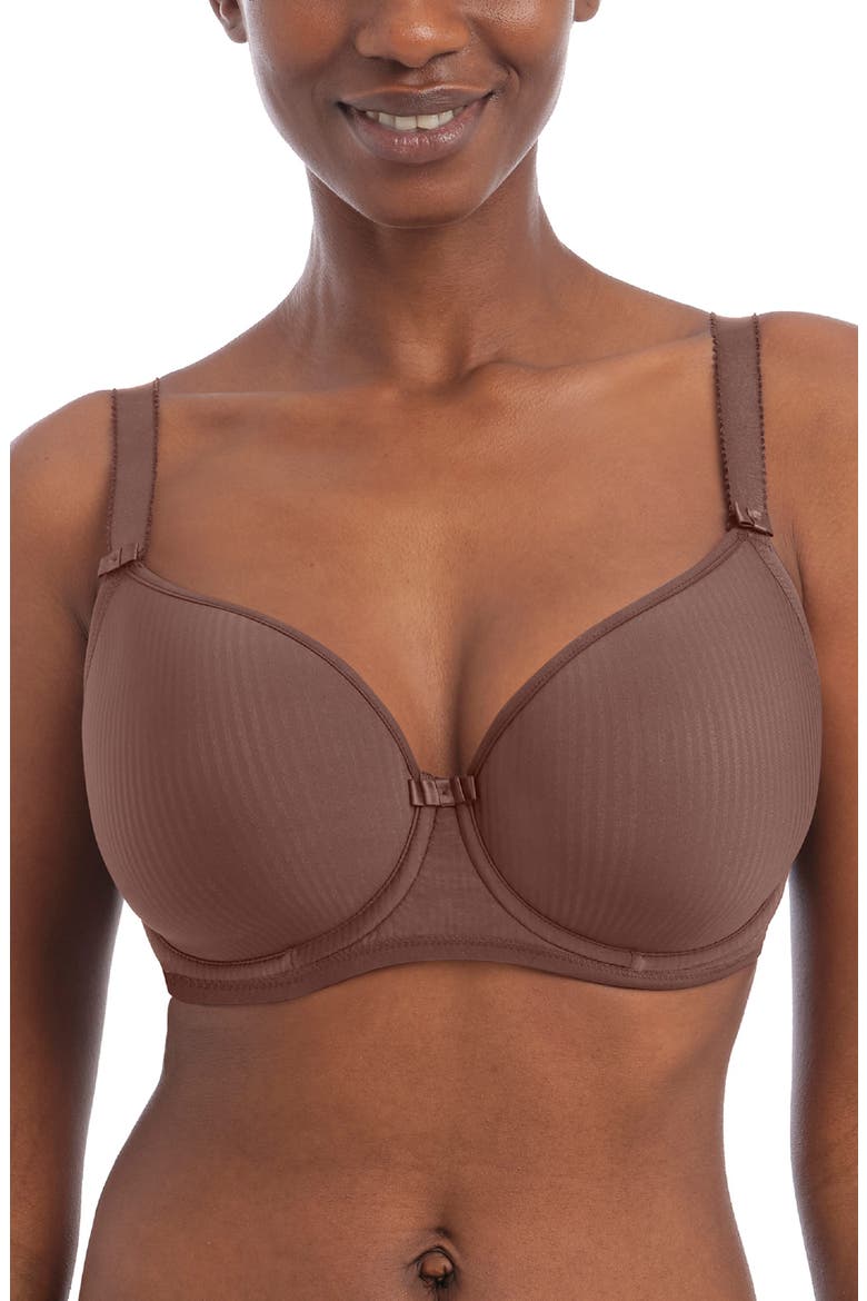 Idol Underwire Balconette Bra, Main, color, COFFEE ROAST