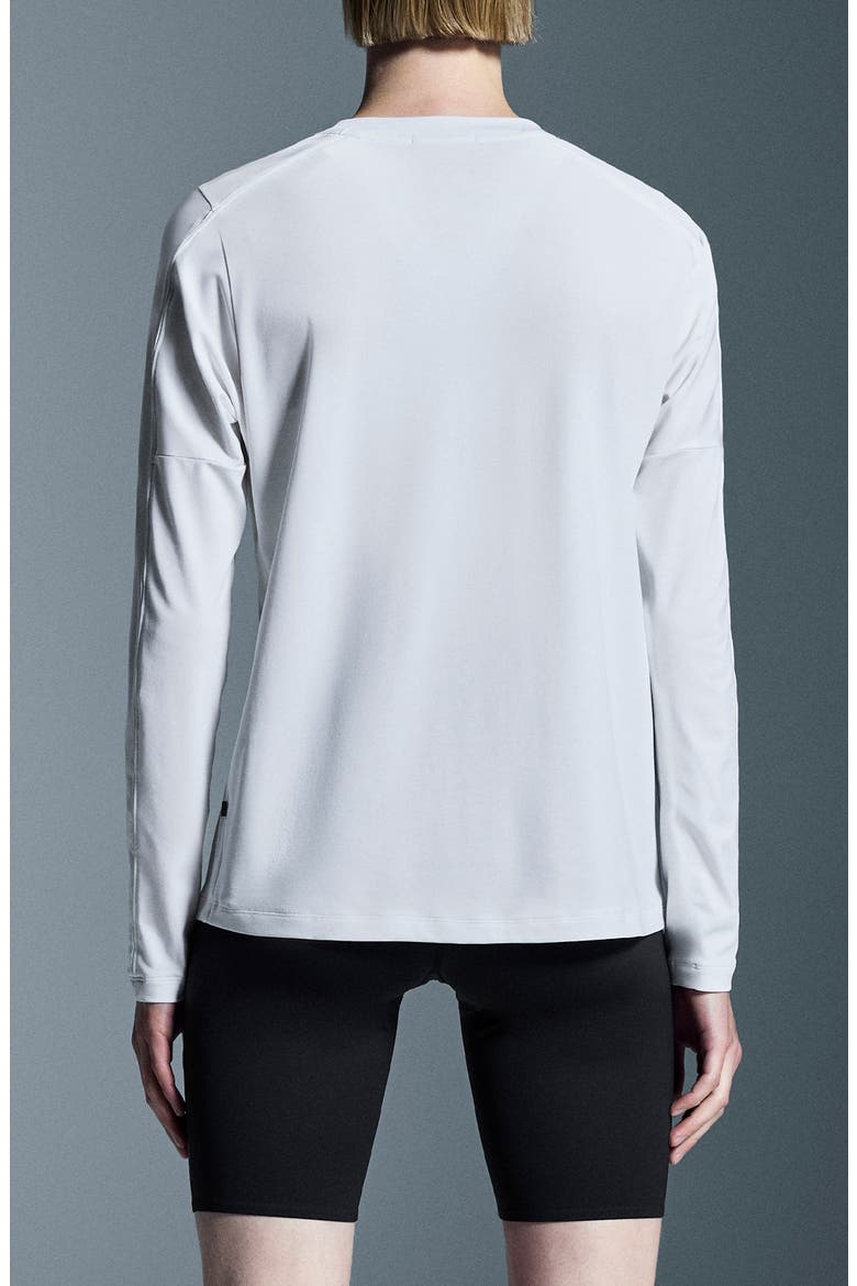 Focus-T Long Sleeve Performance T-Shirt, Alternate, color, WHITE