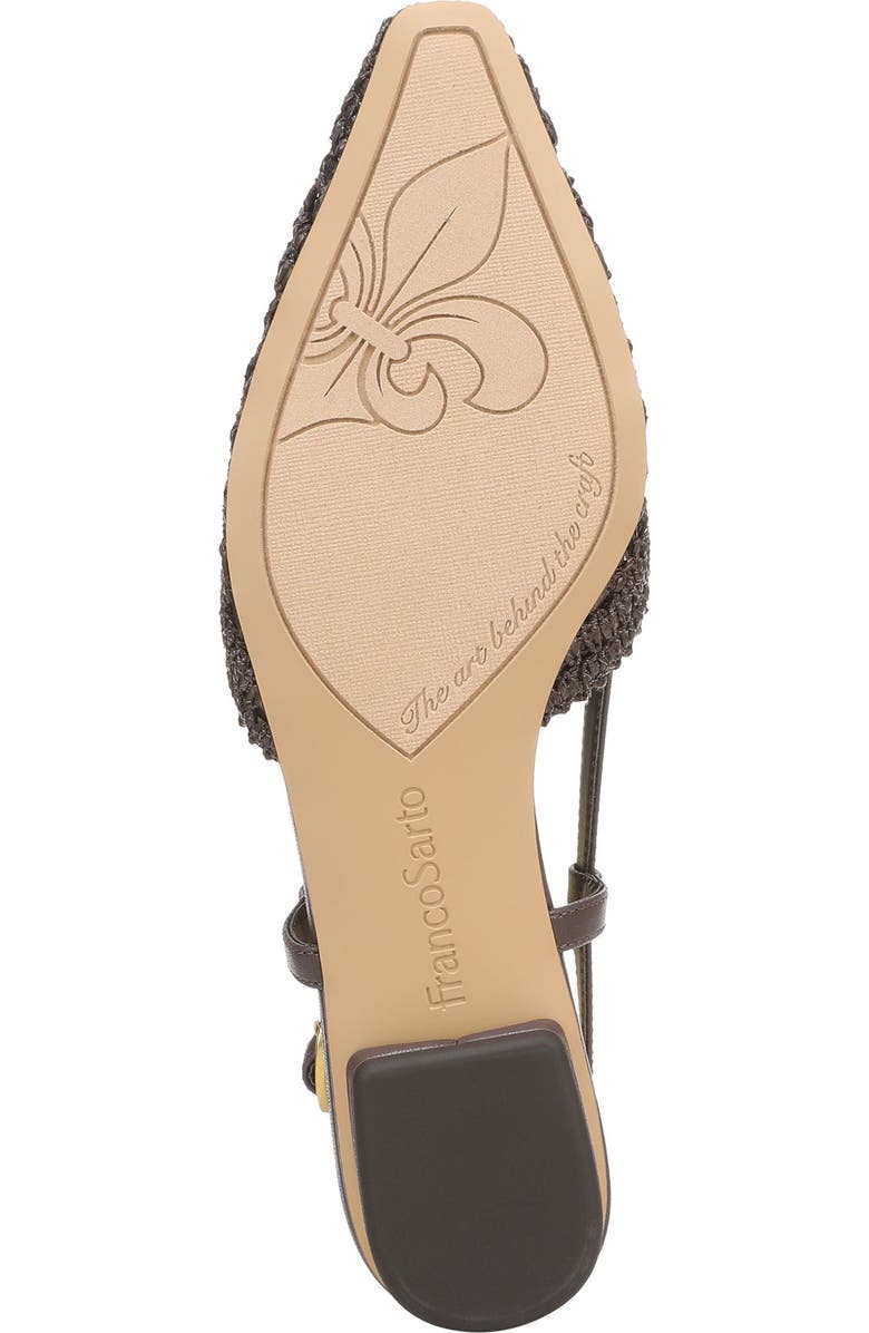 Franco Sarto Riona Slingback Flat, Alternate, color, Chocolate Brown