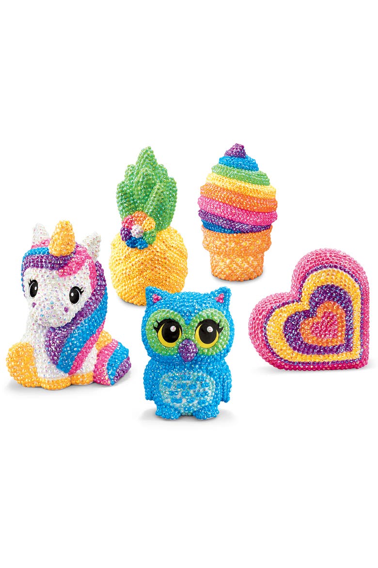 Shimmer N Sparkle 3D Crystal Gem Creations Kit, Alternate, color, Multicolored