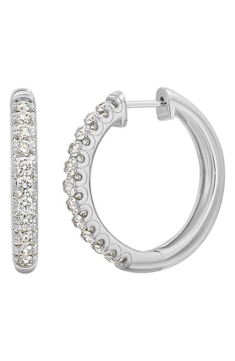 Audrey Diamond Hoop Earrings (Nordstrom Exclusive)