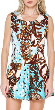 CIEBON Akia Sleeveless Cotton Romper