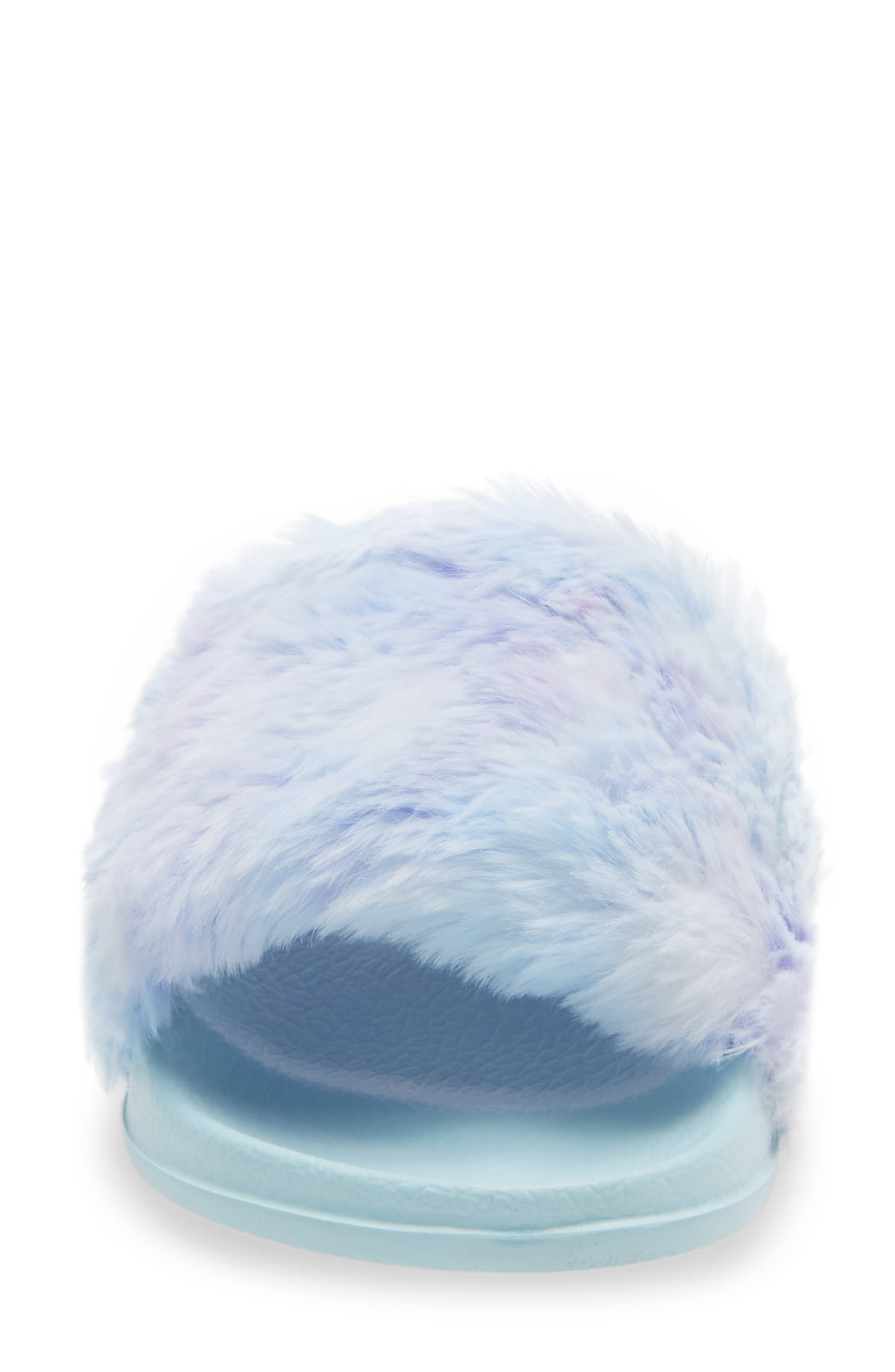 Stella Slide Sandal, Alternate, color, BLUE LIGHT MULTI