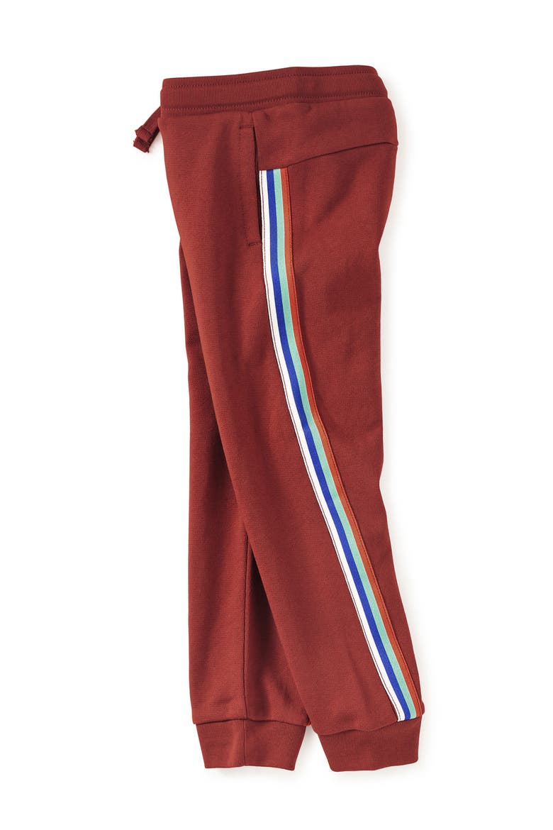 Stripe-Out Joggers, Main, color, Dark Maple