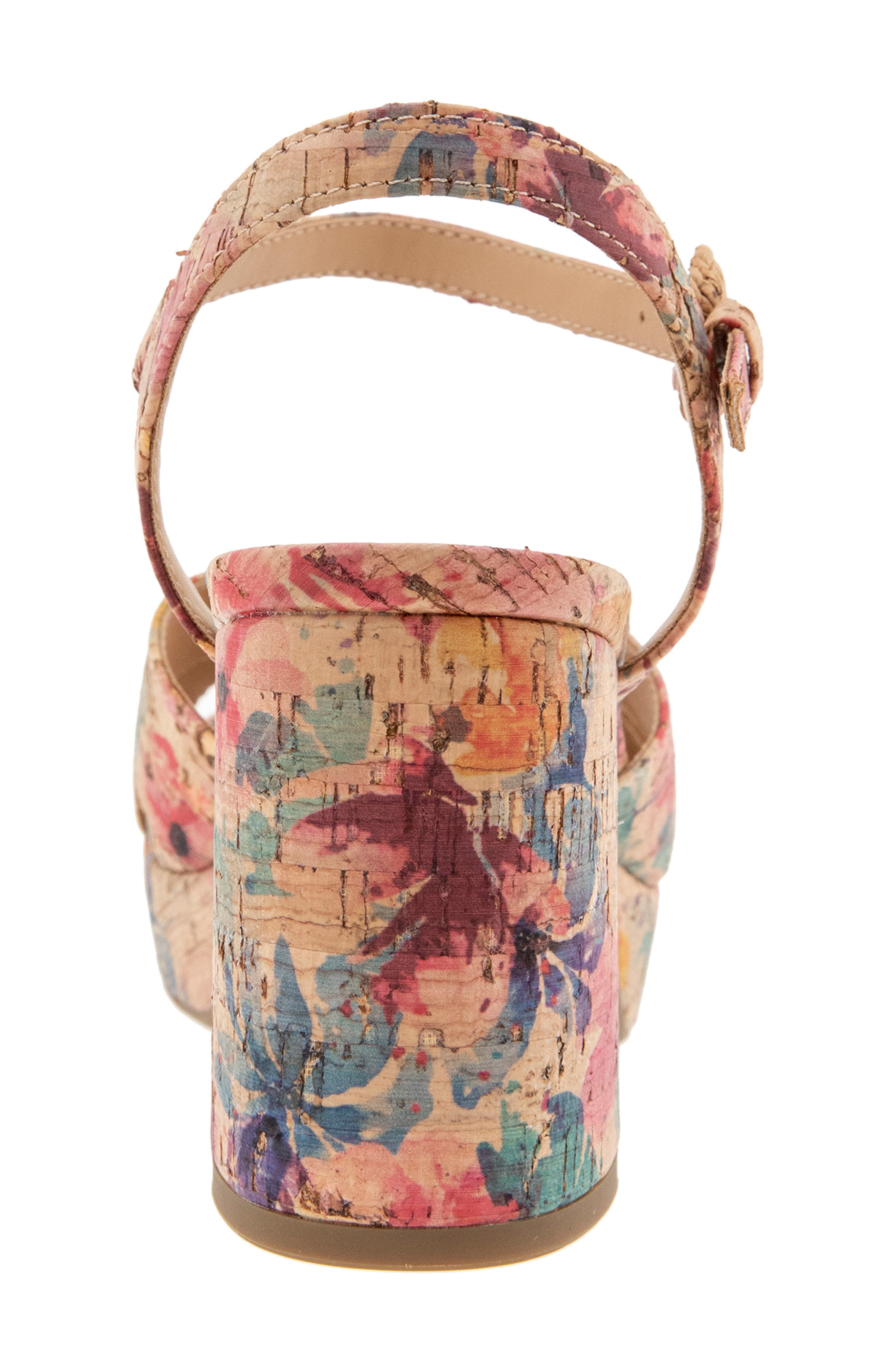 Reeva Platform Sandal, Alternate, color, ROSE MULTI CORK