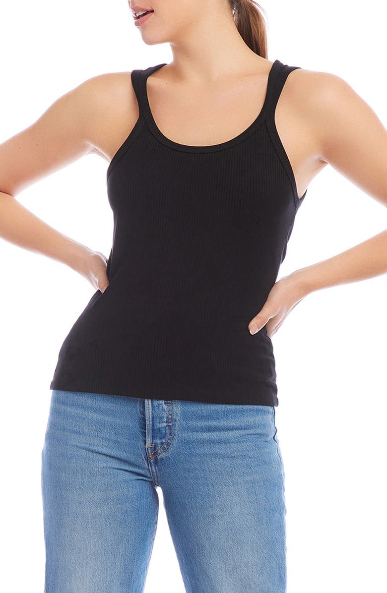 FIFTEEN TWENTY Billy Tank Top, Main, color, Black