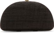 MANGO Natural Fiber Clutch