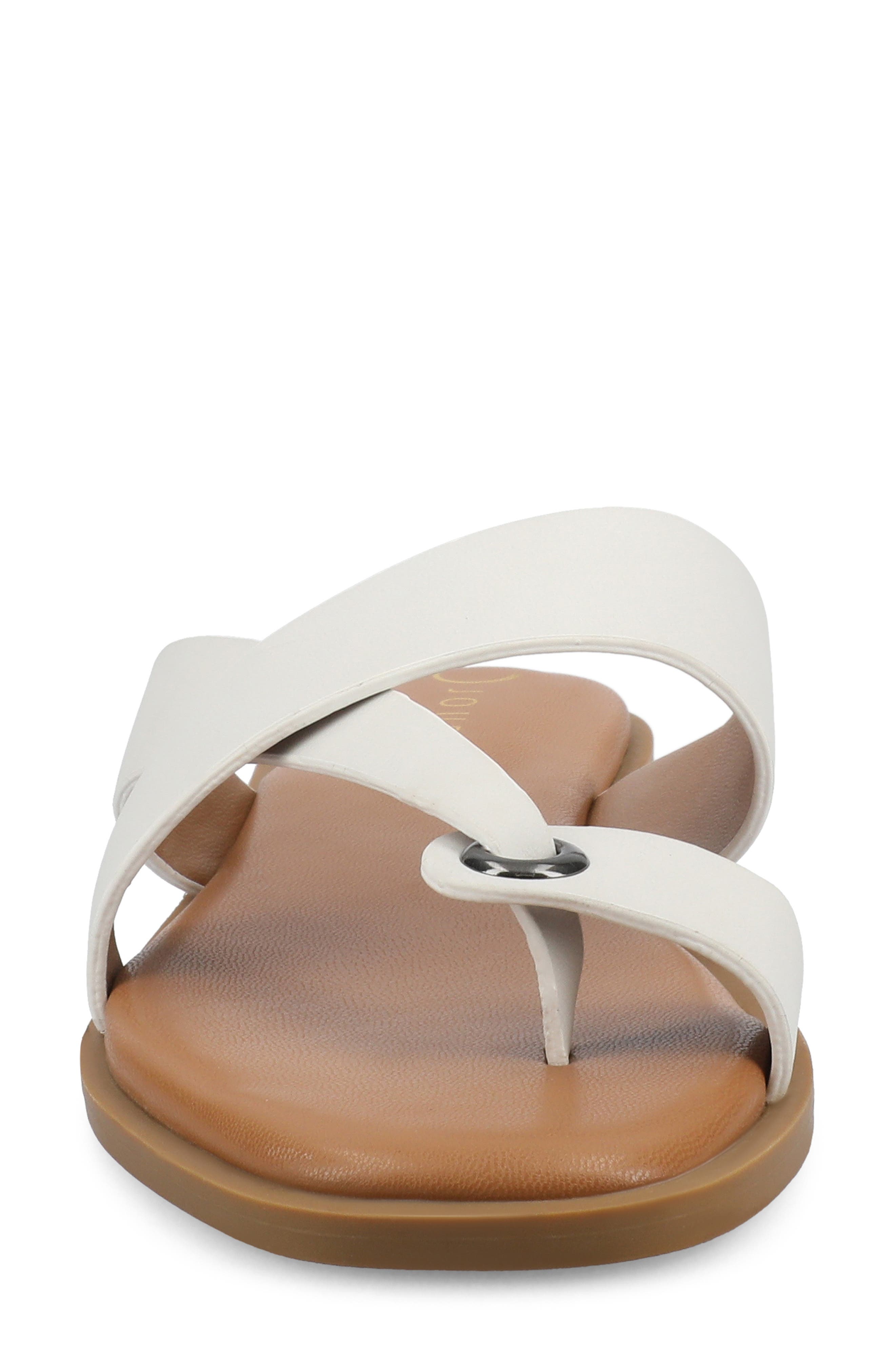 Prizzie Flat Slide Sandal, Alternate, color, BONE