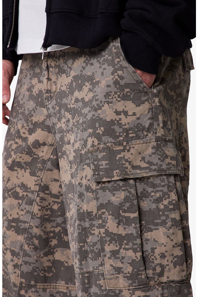 Extra Long Cargo Shorts, Alternate, color, DIGI CAMO