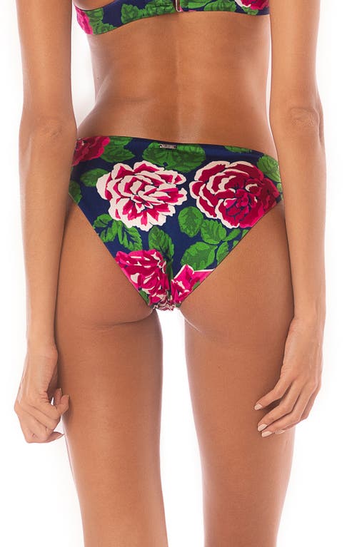 Maaji Meadow Roses Sublimity Reversible Bikini Bottoms In Multi
