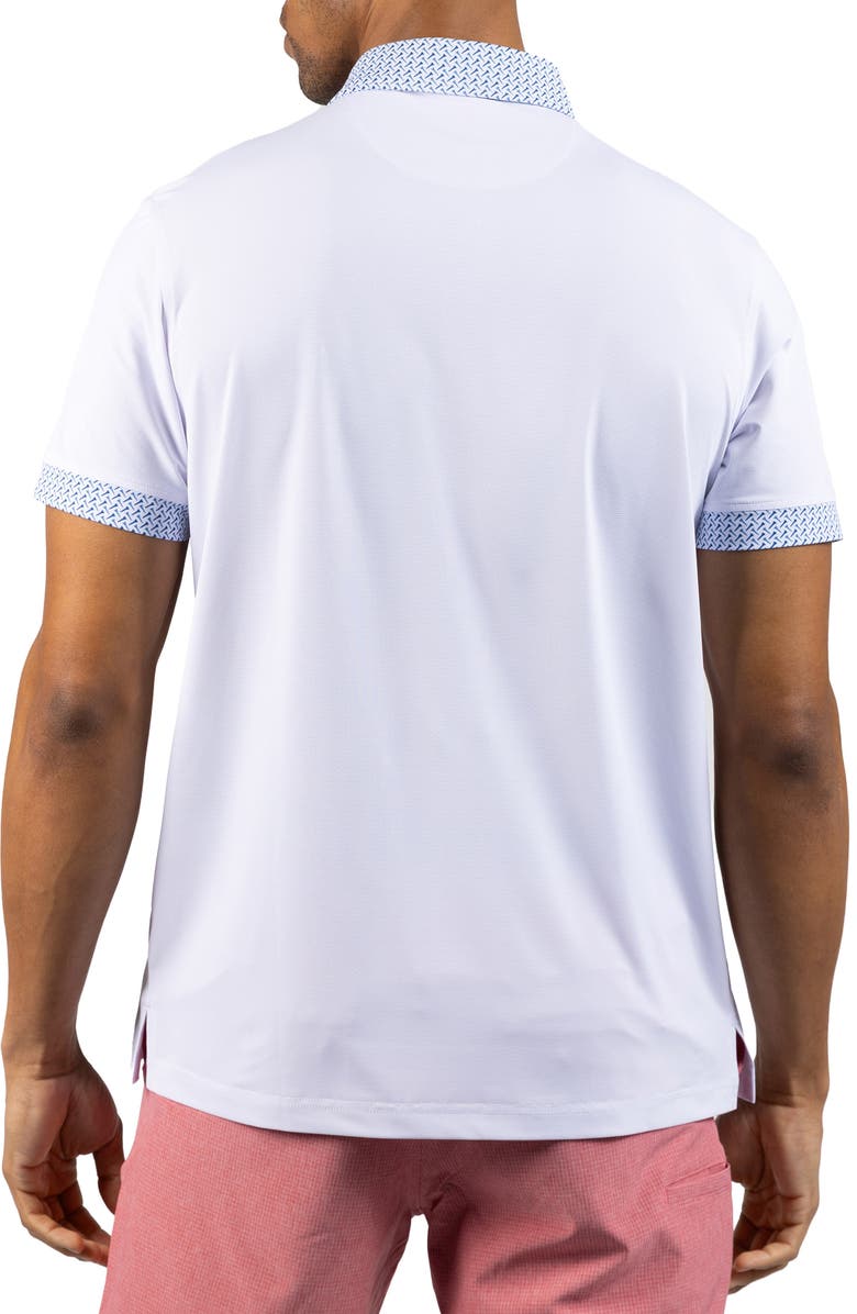 TailorByrd Micro Perforated Performance Polo, Alternate, color, White