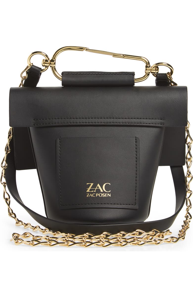 ZAC Zac Posen Belay Chain Calfskin Leather Crossbody Bag, Alternate, color,