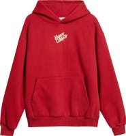 HAPPY CAMP3R Puff Series Core Logo Cotton Blend Hoodie