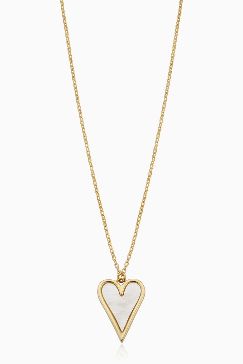 14K Yellow Gold Pure Heart Pendant Necklace, Main, color, Yellow Gold