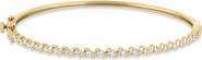 Bony Levy Florentine 18k Gold Diamond Bangle Bracelet