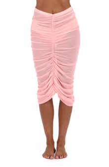 Sunshine 79 Maximal Ruched Convertible Cover-Up Skirt