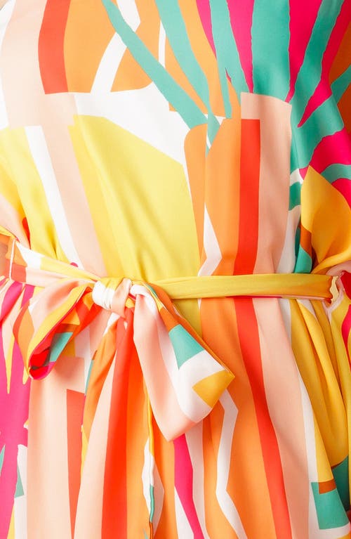 Flying Tomato One Shoulder Shift Dress In Pink Orange