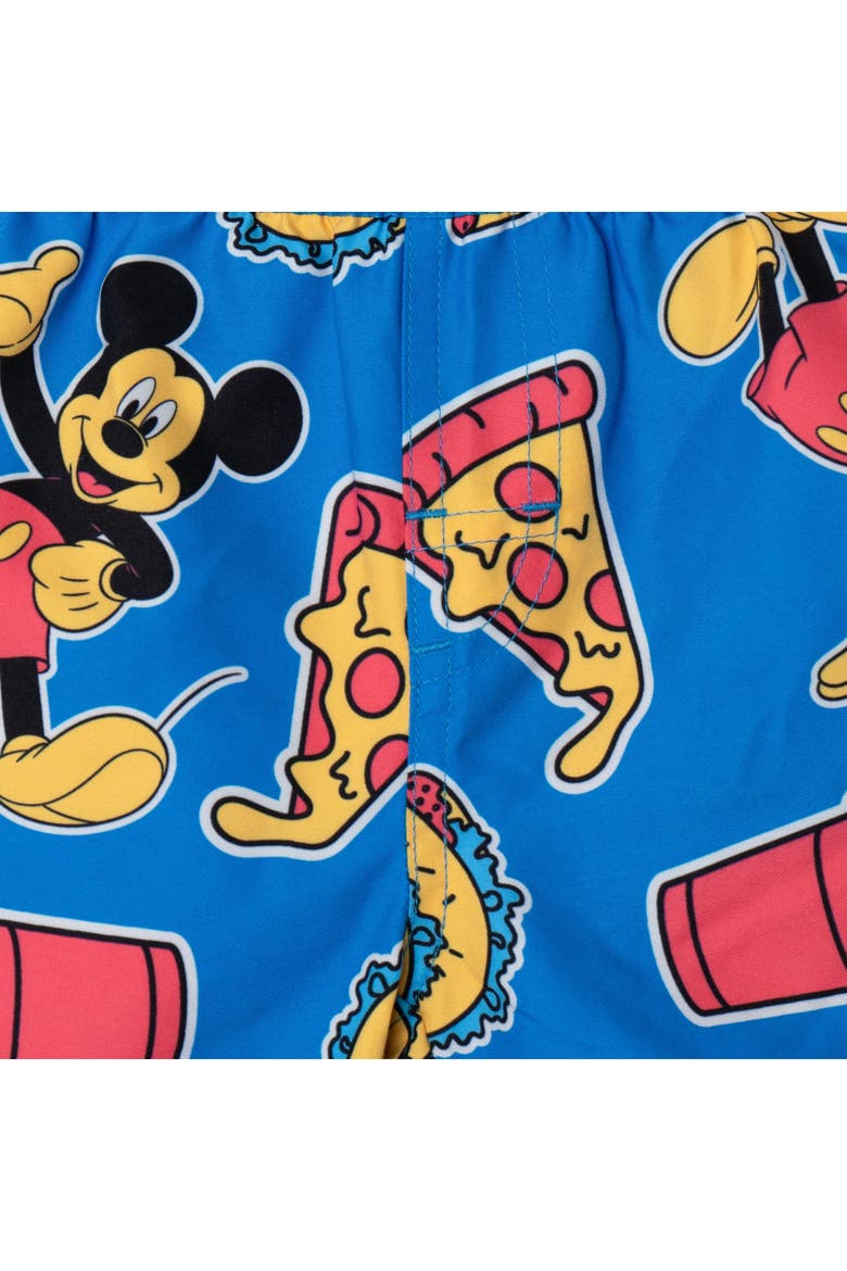 Mickey Mouse UPF 50+ Swimwear Swim Trunks, Alternate, color, Royal Blue Mickey