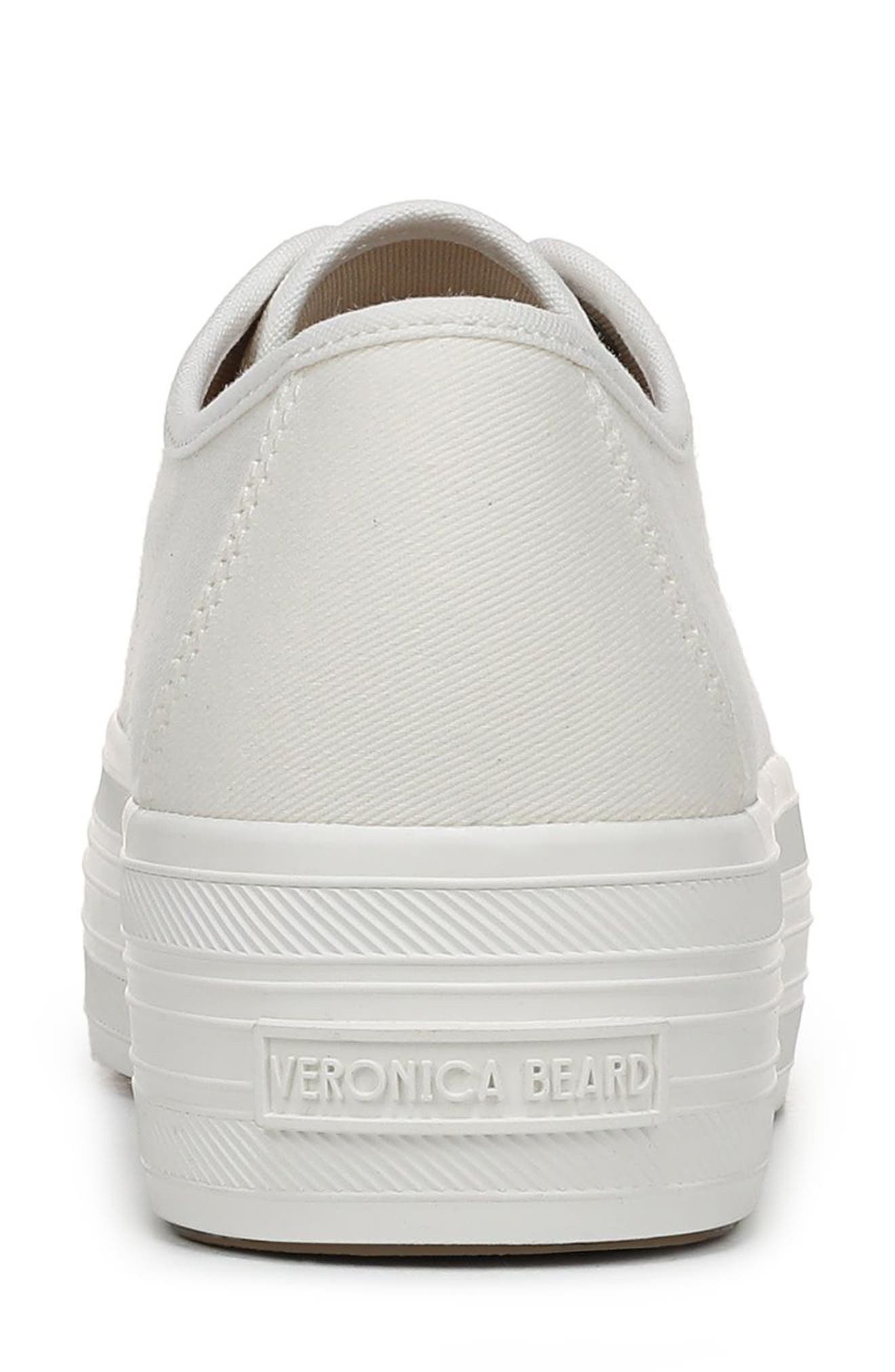 Veronica Beard Truett Platform Sneaker, Alternate, color, Coconut