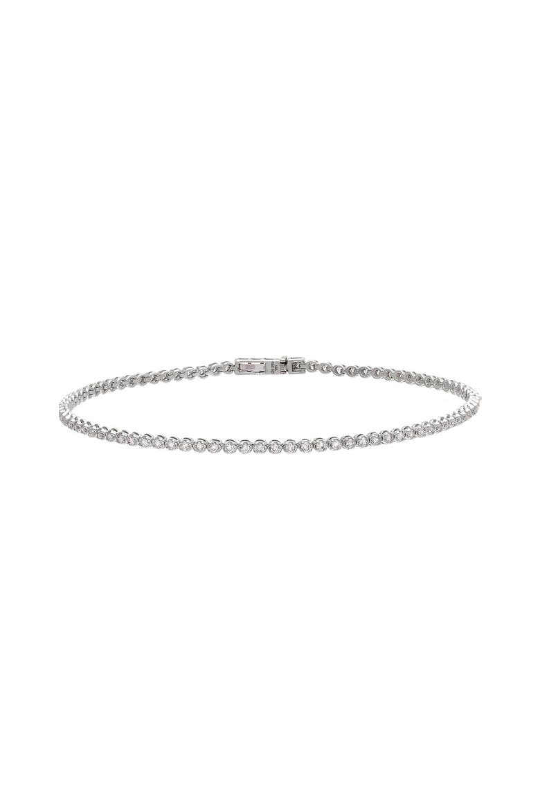 1 Carat Diamond Tennis Bracelet 14K, Main, color, 14K White Gold