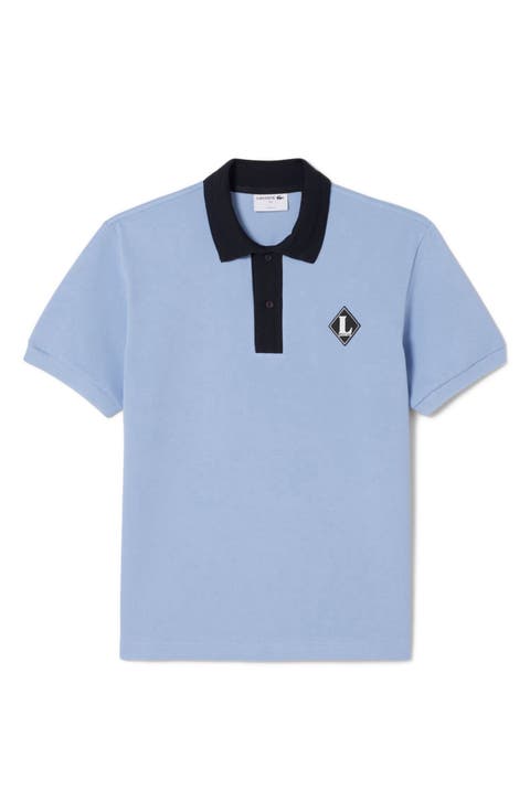Contrast Collar Cotton Piqué Polo