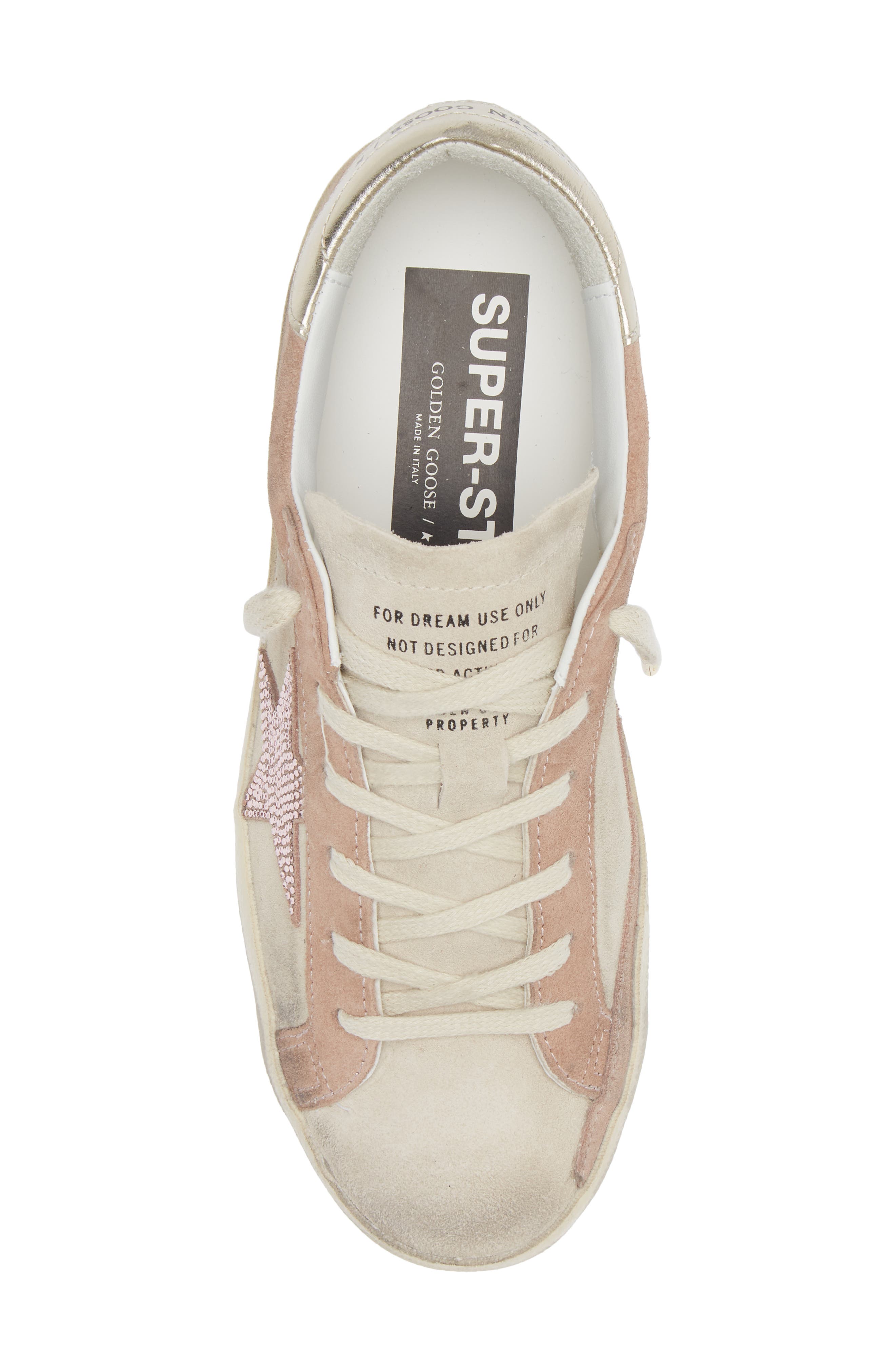 Golden Goose Super-Star Sneaker, Alternate, color, Beige/ Pink