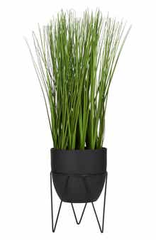 GINGER BIRCH STUDIO Green Faux Foliage Potted Artificial Plant