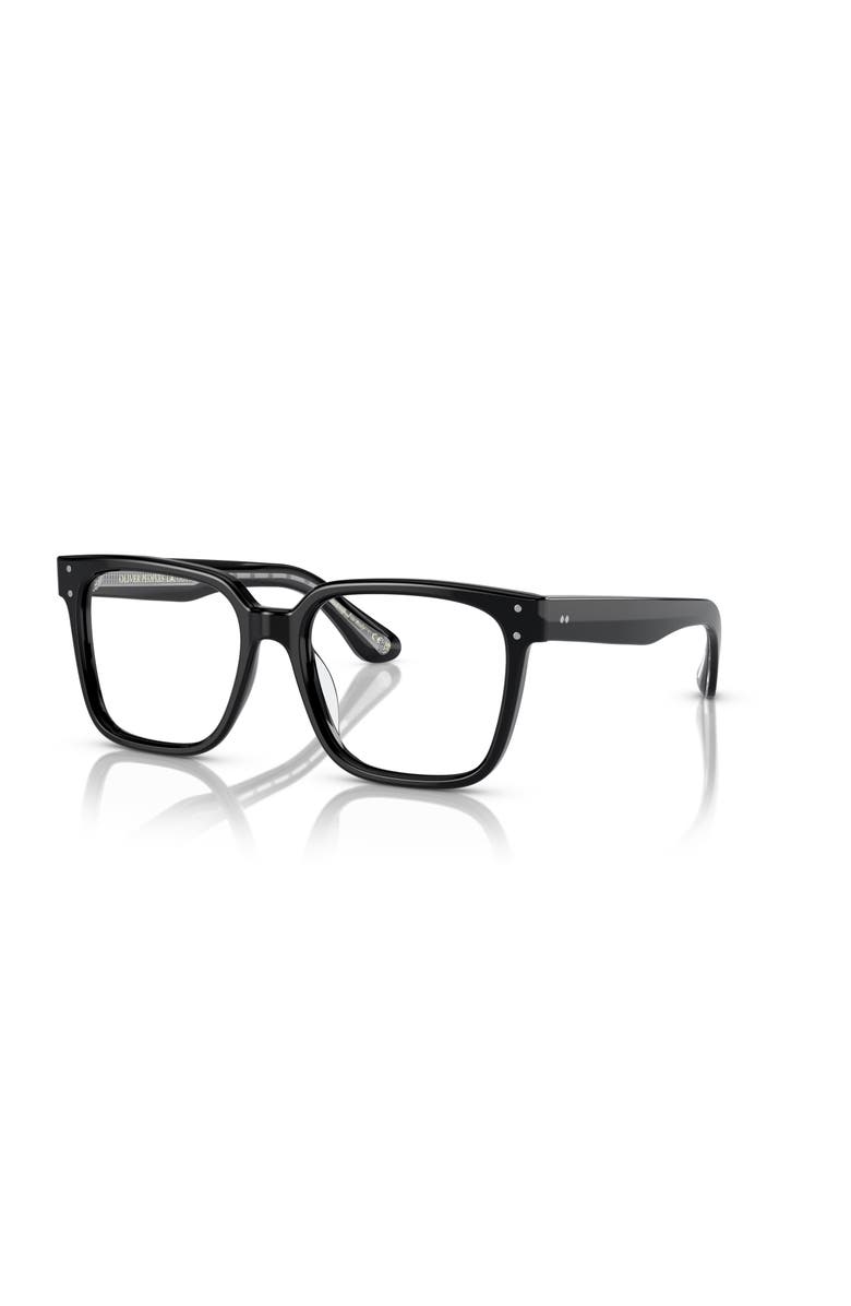 Oliver Peoples 53mm Square optical glasses, Main, color, Black