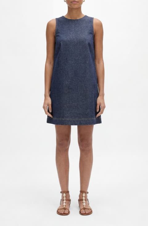 Denim Shift Dress