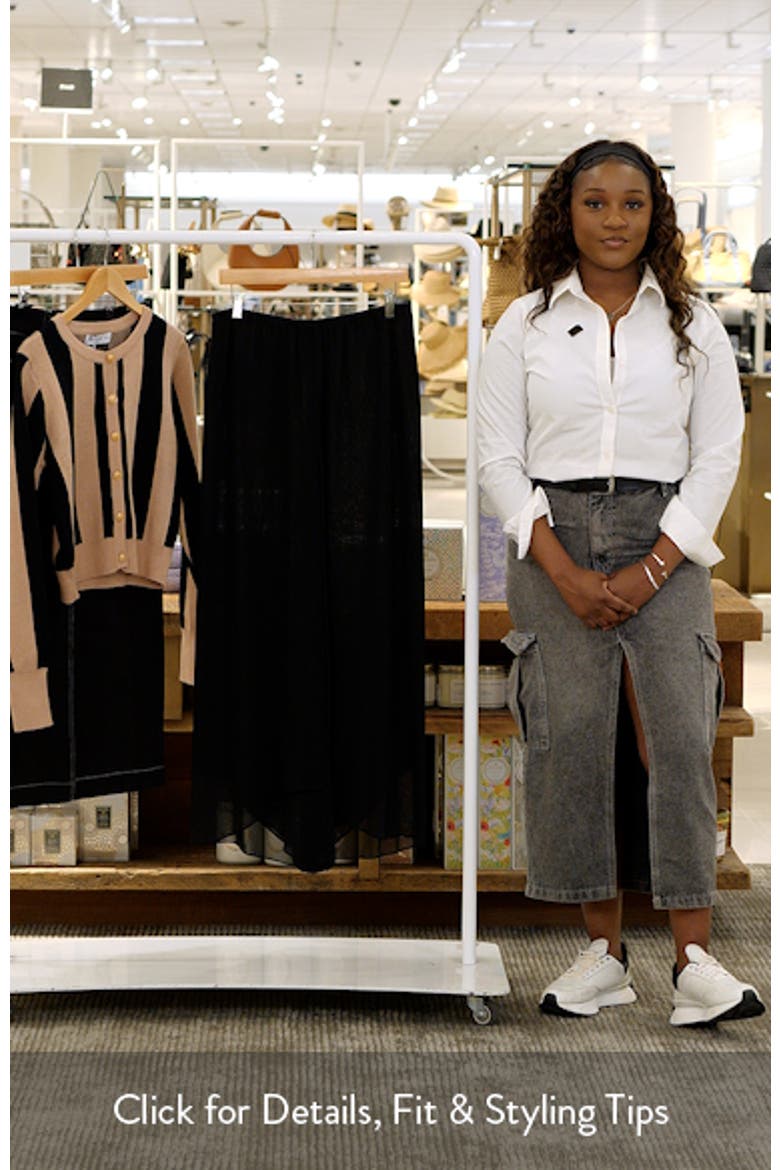 Wide Leg Chiffon Pants video