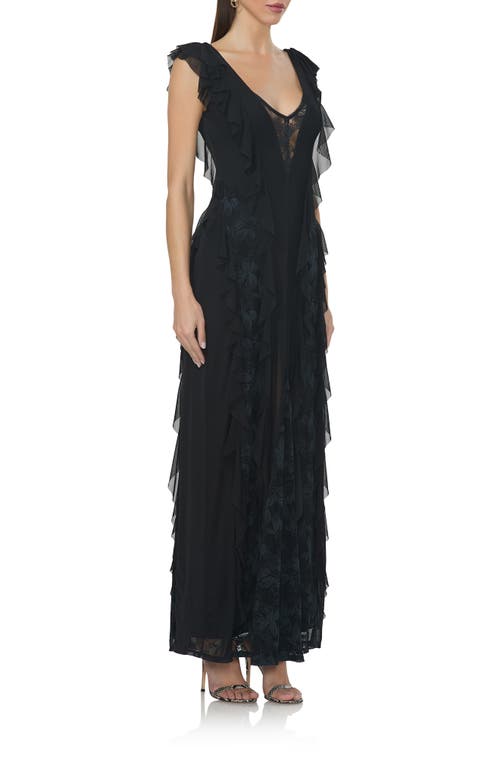 AFRM AFRM TRISTA LACE INSET MAXI DRESS