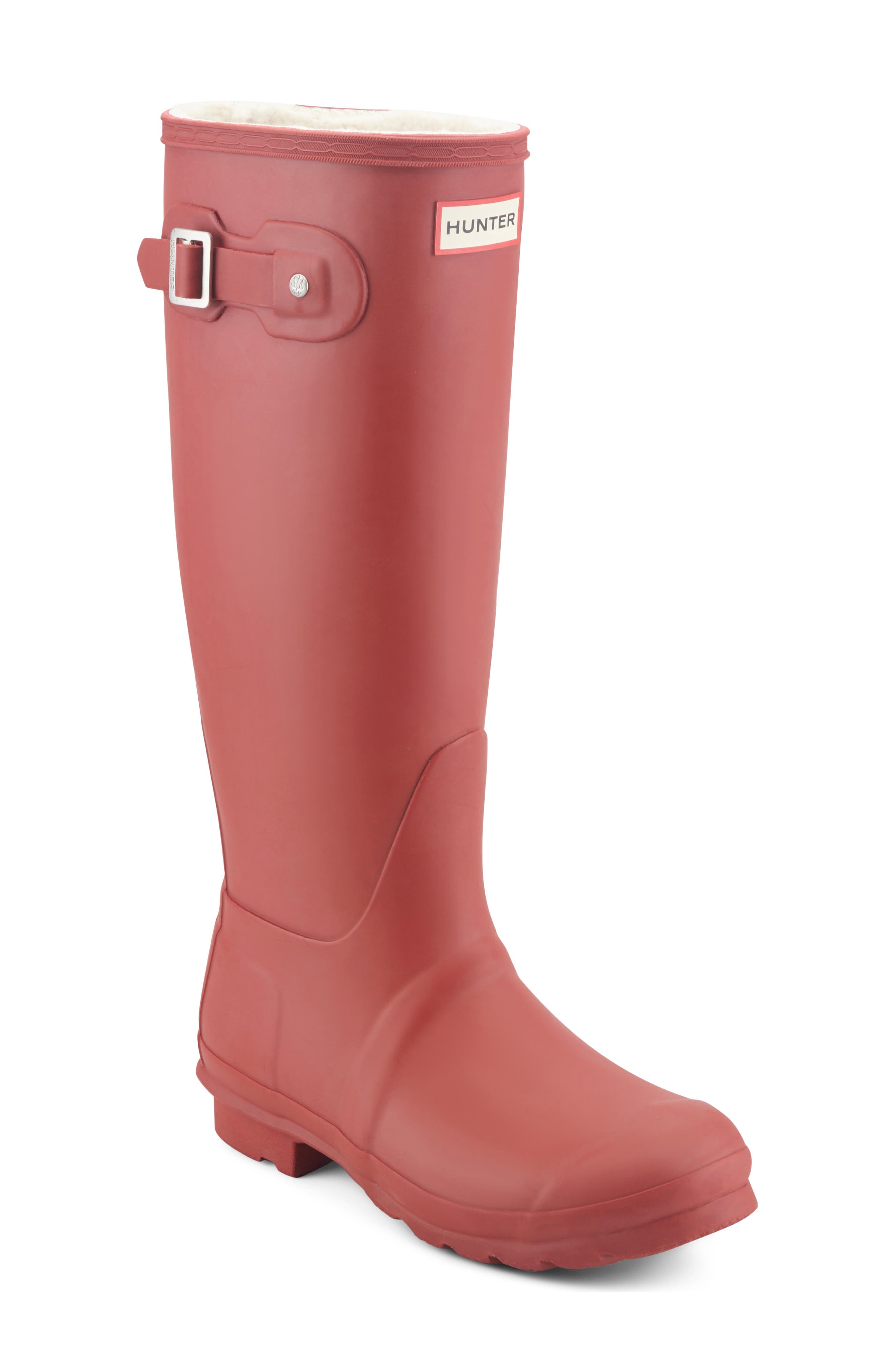 Original Tall Insulated Rain Boot, Main, color, MILITARY RED