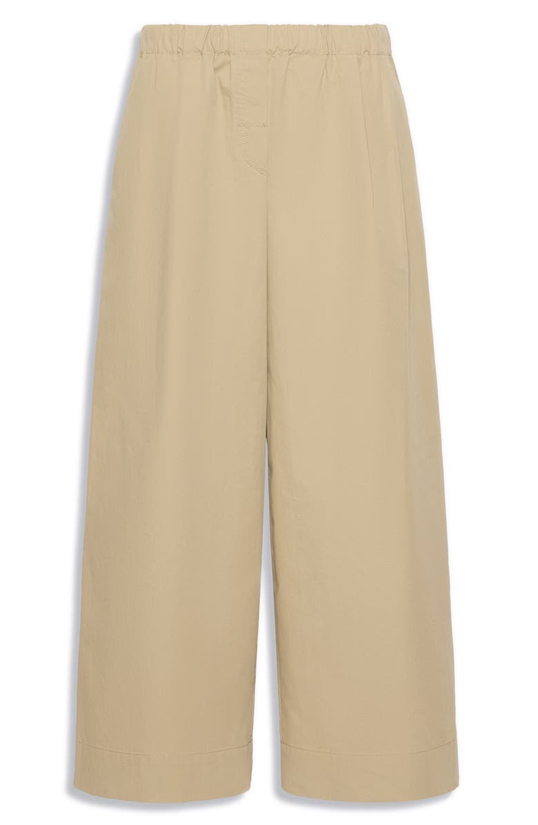 Weekend Max Mara Libero Cotton Trousers, Alternate, color, Beige