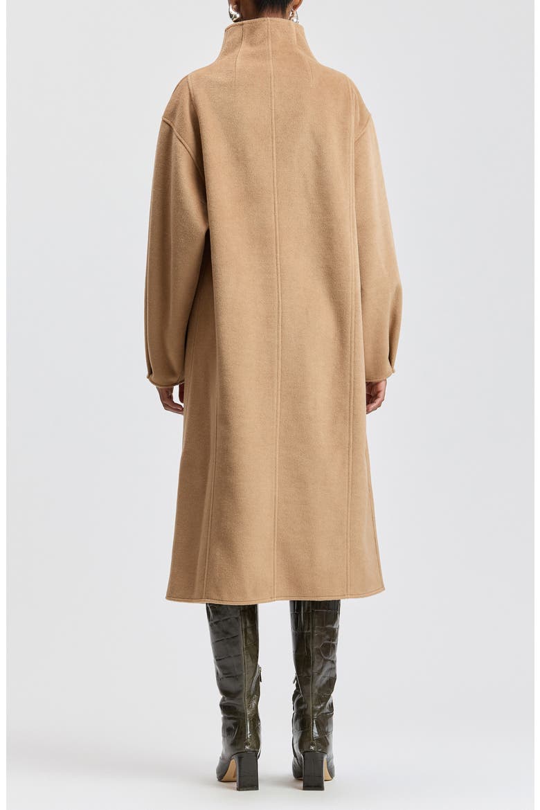 Cocoon Oversized Coat, Alternate, color, TOFFEE