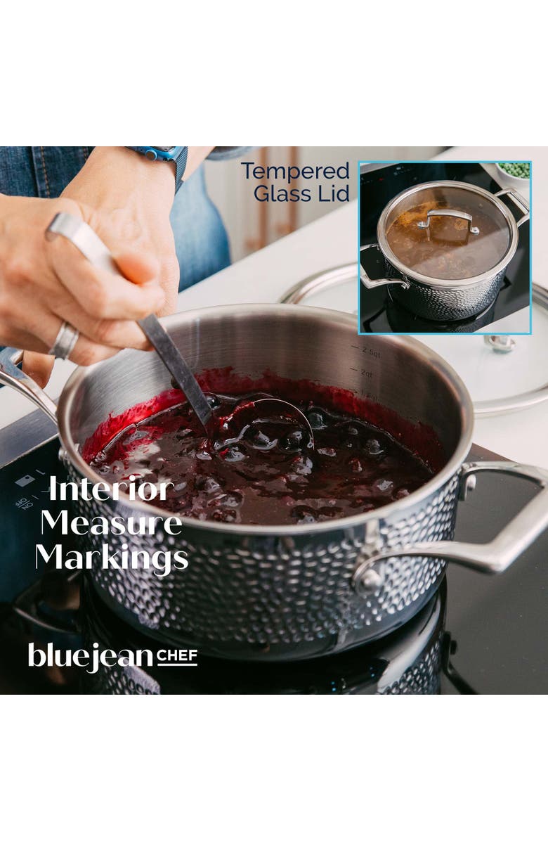 Blue Jean Chef 6-Piece Stainless Steel Cookware Set, Alternate, color, Silver