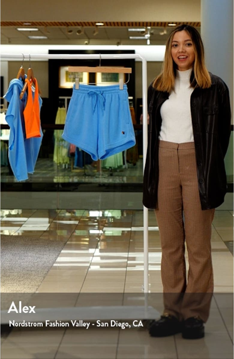 Logo Embroidered Lounge Shorts, sales video thumbnail