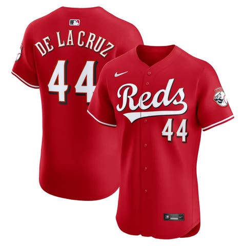 Men's Nike Elly De La Cruz Red Cincinnati Reds Alternate Elite Jersey