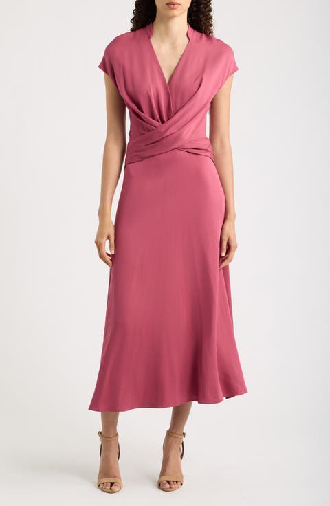 Dareza V-Neck Midi Dress