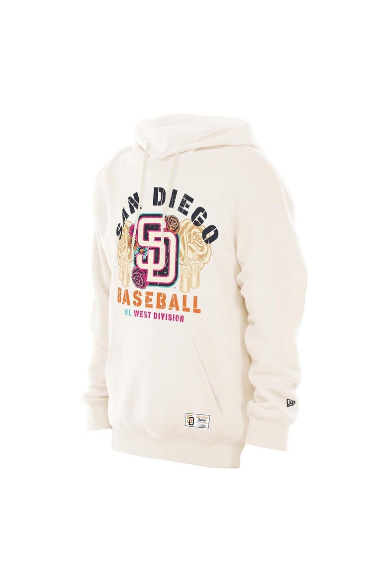 Men's New Era  Cream San Diego Padres 2026 City Connect Hoodie, Alternate, color, Cream