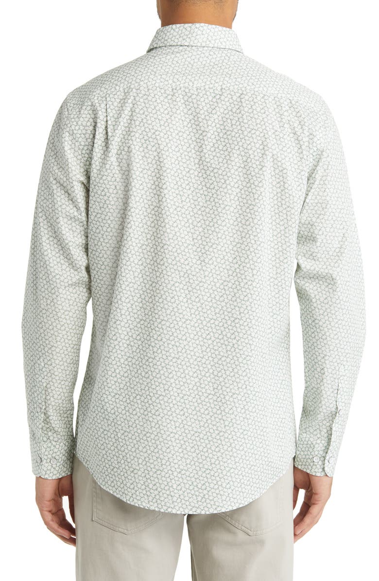 Rodd & Gunn Massey West Sports Fit Floral Button-Up Shirt, Alternate, color, Kelp Forest