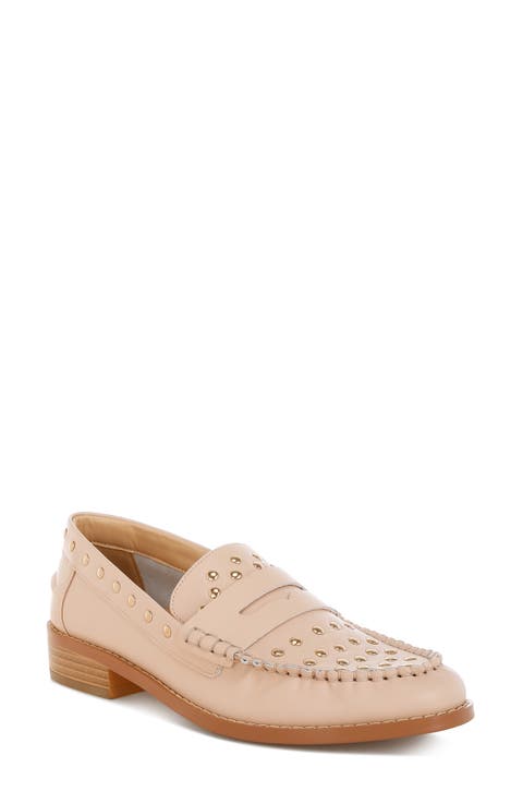 Oglavia Stud Penny Loafer (Women)