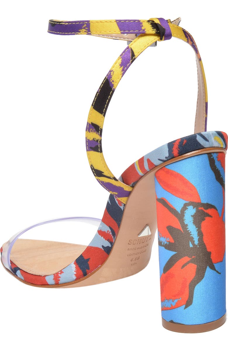 Schutz x Adriana Lima Vinyl Sandal, Alternate, color,