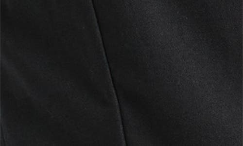 Reformation Ashlyn Pleated Peplum Strapless Top In Black