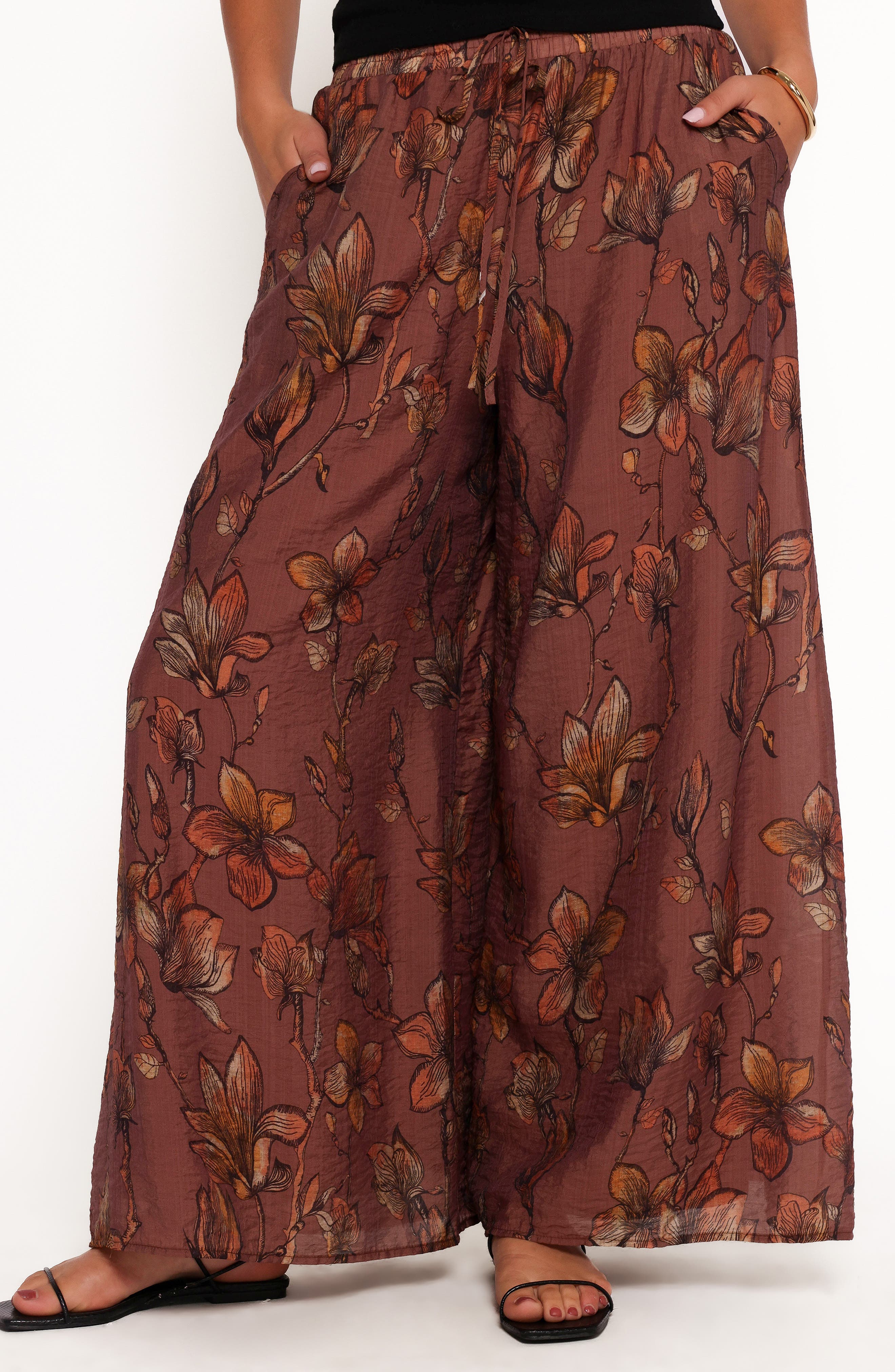 selected BROWN FLORAL